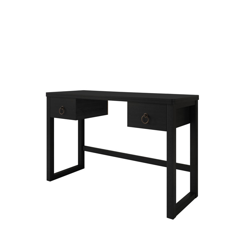 Dario Wooden Writing Desk, Black
