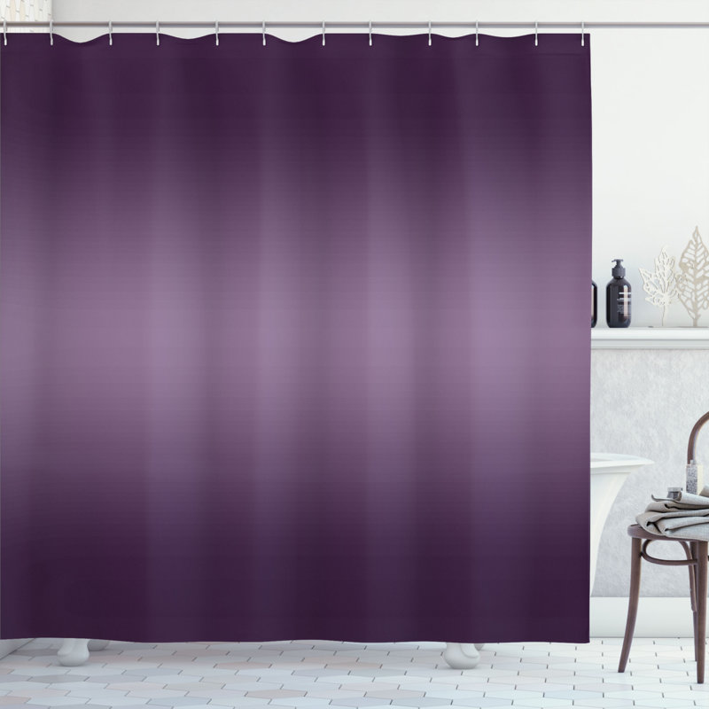 Shower Curtain with Hooks Included, 84" H x 69" W, Gray
