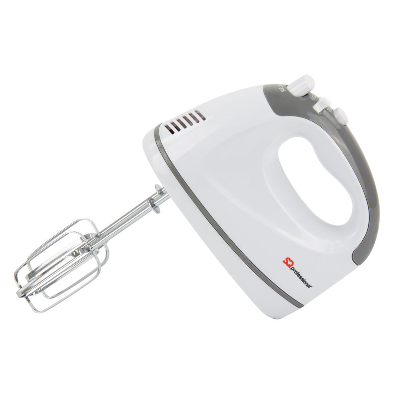 SQ Professional Blitz 5 Speed Hand Mixer, White