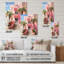 «Pink Miami Artful Facades II», art mural en acrylique de Miami pour le salon-69299134