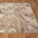 Tapis abstrait en polypropylène tissé à la machine en beige