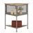 Geir Corner Accent Cabinet, Industrial Corner Cabinet with Storage Shelf & Mesh Doors, Farmhouse Corner Accent Table with Metal Frame, Small Space Corner Organizer for Living Room, Entryway, Bedroom-262035279