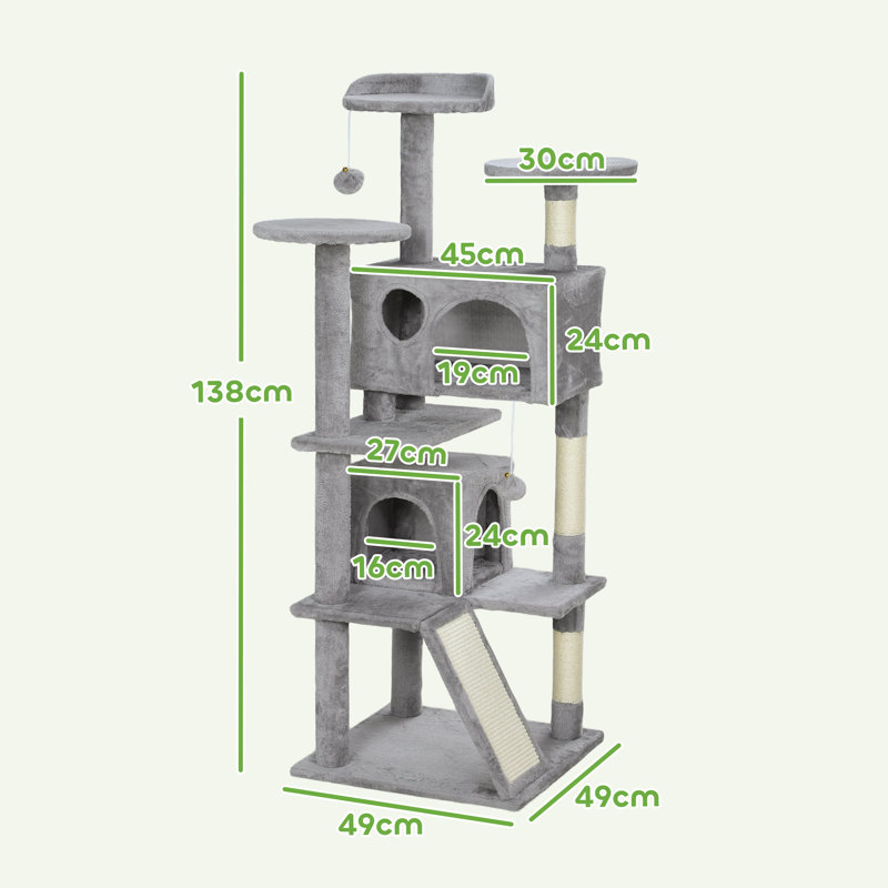 350.52cm H Cat Tree
