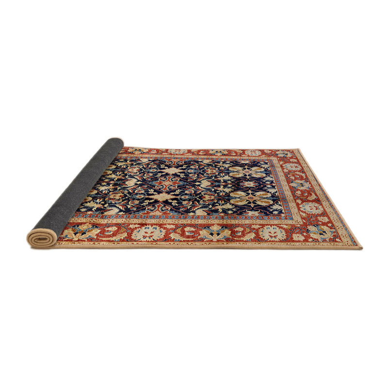 Tapis oriental rouge / bleu marine / beige Ellaria, Rectangle 8 pi x 12 pi
