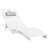 Portable Foldable Hips Patio Chaise Lounge，anti-drift Poolside Comfort With Adjustable Headrest & Sandbag Anchors，white-654093736