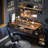 Metal Base Computer Desk-1926596531