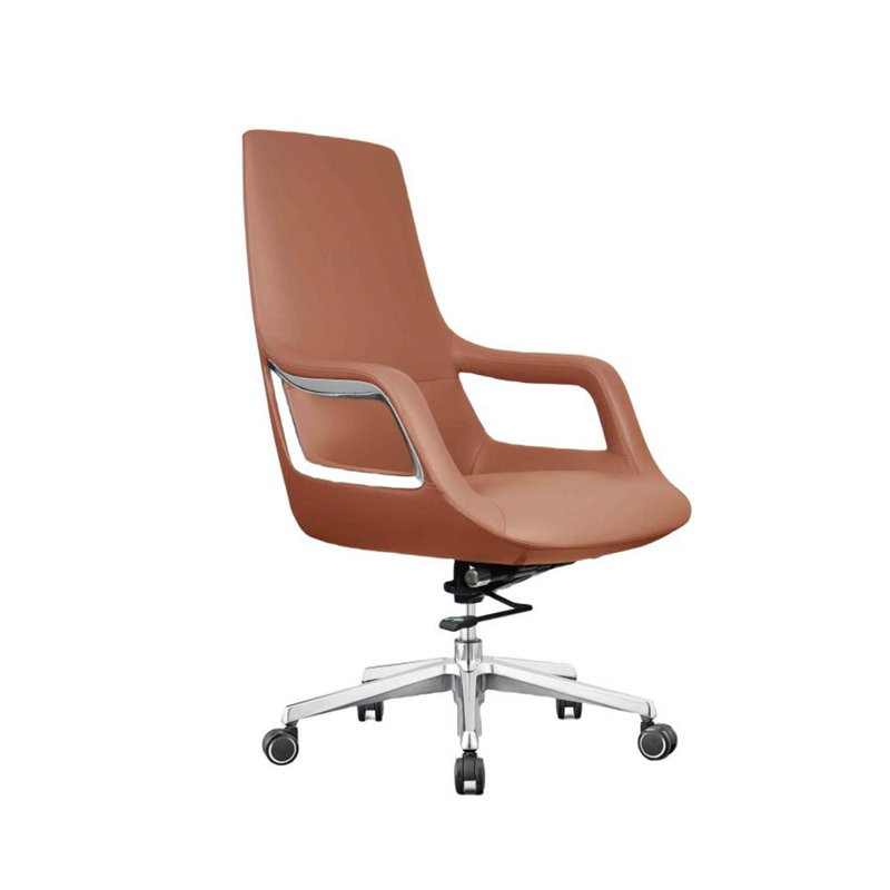 Chaise de bureau multifonctionnelle et ergonomique réglable, Café