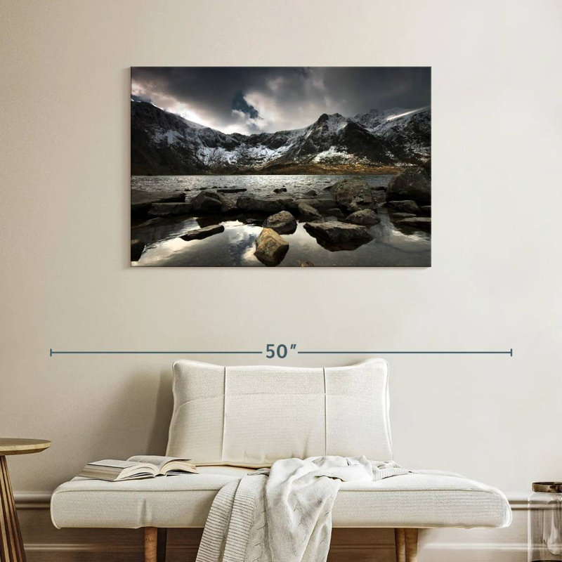 Paysage d'Alvord Cwm Idwal, H 26 po x l 39 po