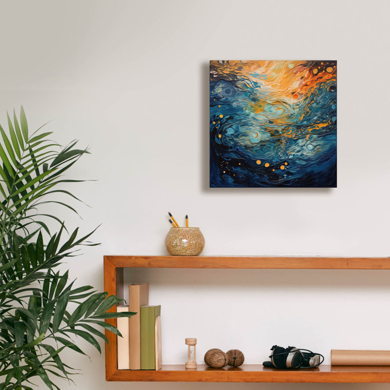 «Autumn Nostalgia 4 of 4» par Cameron Gray, art mural sur toile, 37 po x 37 po, H 12 po x l 12 po x P 0,75 po