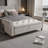 Upholstered 63" Bed Bench , Wooden Legs-722902993