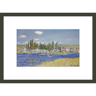 Vetheuil by Claude Monet -Framed Giclee Print