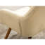 Chaise contemporaine brun clair - Pieds stables et rembourrage en mousse confortable au fini brun-123277749