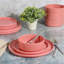 Gibson Home Canyon Crest 12-Piece Stackable Matte Melamine Dinnerware Set-72615066