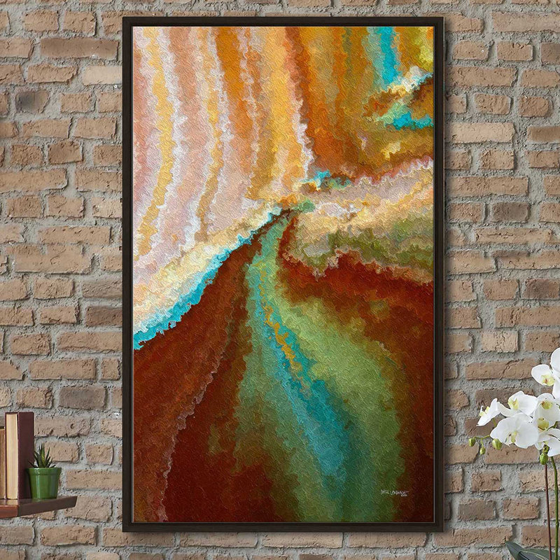 «Mark 1: 35 Prayer change devoir» par Mark Lawrence - reproduction, Cadre flottant espresso, H 63,5 po x l 39,5 po x P 2 po