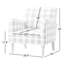 Fauteuil en polyester 29,5 po Arching-2049395037
