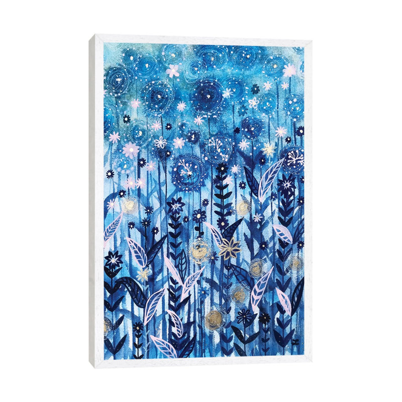Mystical Garden by Zaira Dzhaubaeva - Print on Canvas, 66.04 cm H x 45.72 cm W, White Framed
