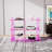 Veliz Acrylic Bookshelf, 3 tier Bookcase for Small Spaces, Acrylic Console Table-344497191