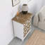 Commode d'appoint en bois massif Brooklee