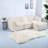 Compression Sectionals Chenille Modular Cloud Style Sofa For Home Living