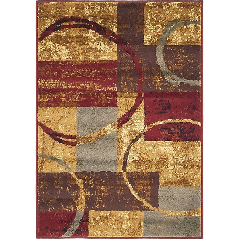 Adetomiwa Geometric Indoor Rug, Rectangle 9' x 12'