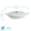 Argon Tableware - Shallow Cast Iron Casserole Dish-61889449