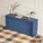 Wood Veneer Simple Entryway Table with Wavy Design-1169656982