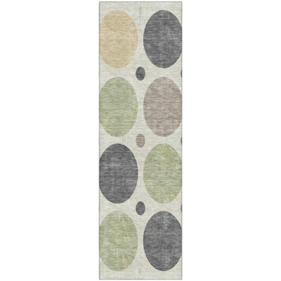 Premium Machine Washable Mayfield AMF1949 Geometric Rug
