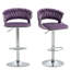 Christal Height Adjustable Swivel Bar Stool-1824469463-1824469457