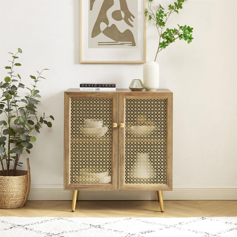 Kaivon 30.8 " W Sideboard, Rustic Oak