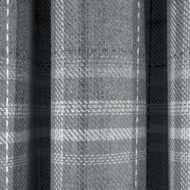 Haynie Room Darkening Curtain Pair, Grey, Width 229 x Drop 183cm