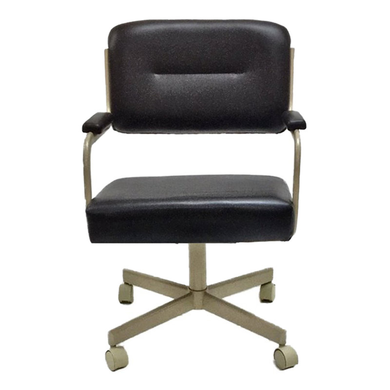 Aleksandras Upholstered Arm Chair, Espresso