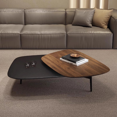 Minimalist irregular-shaped coffee table