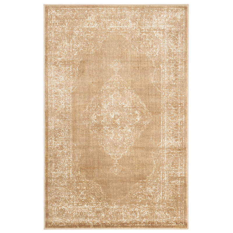 Tapis taupe Evanoff, Rectangle 2 pi 7 po x 4 pi