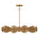 Abbott 5-Light Pendant in Distressed Gold by Breegan Jane