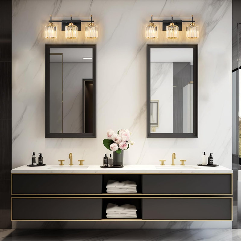 Applique murale pour salle de bain et miroir Sinerise