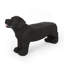 Banc pour chien, banc d'extérieur, noir mat + noir, aucun assemblage requis-645046462