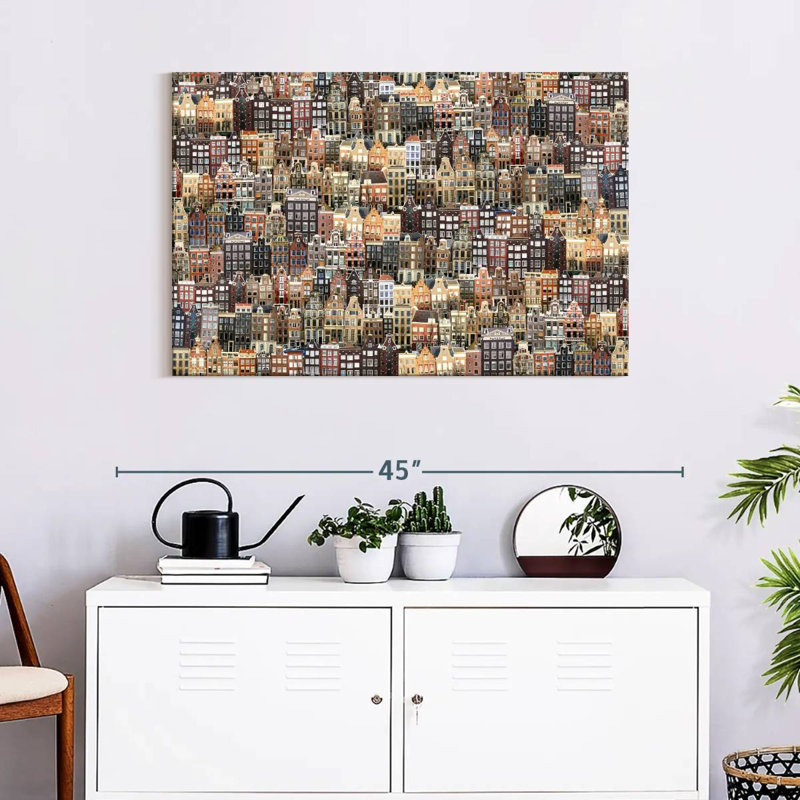 Paysage urbain Sirci Amsterdam, H 24 po x l 36 po