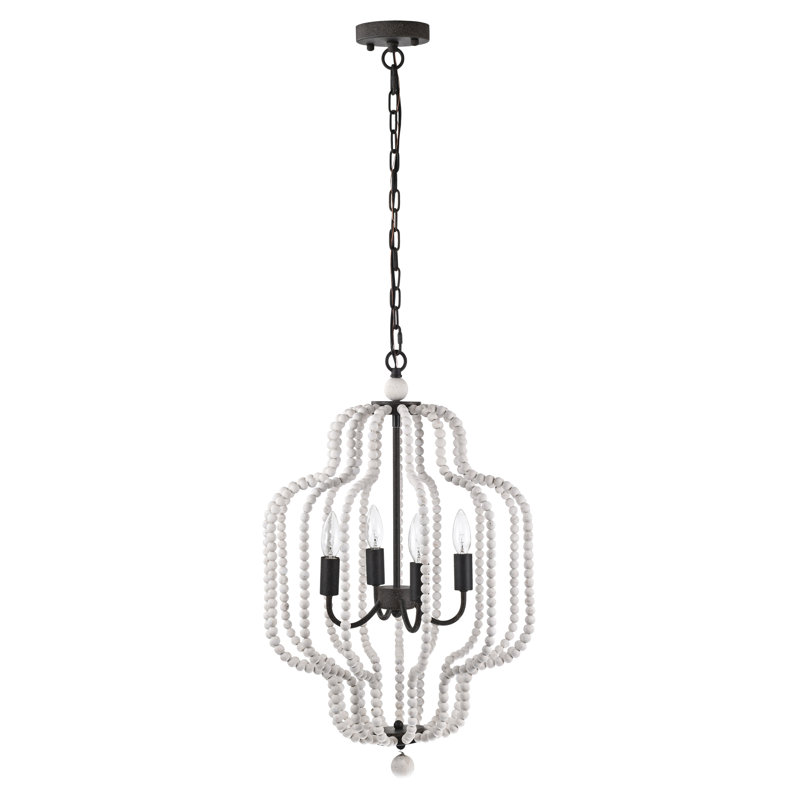 Luminaire suspendu 4 lumières à DEL Jaclynn