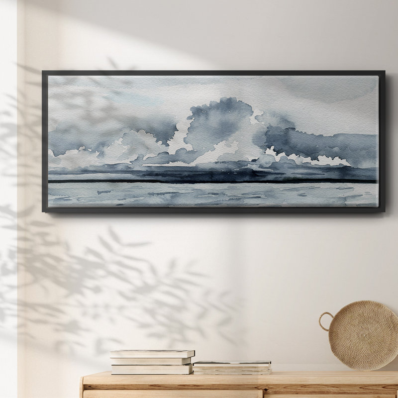 Passing Rain Storm II- Framed Canvas