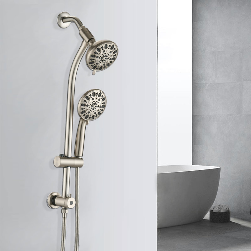 Dual Shower Head 1.8 GPM GPM, Brushed Nickel
