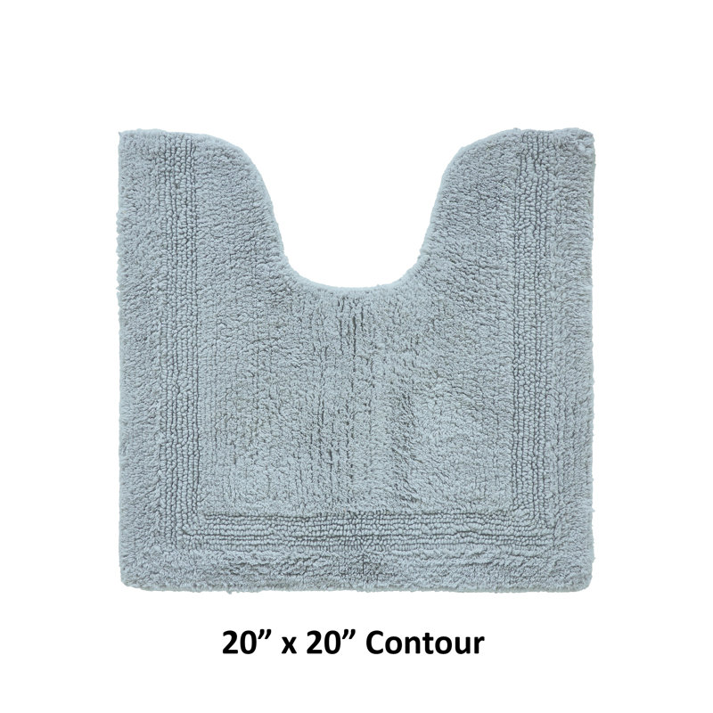 Tapis pour salle de bain 100% coton Lux, Bleu