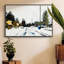 Hiver, reproduction sur toile encadrée-93391905-93391902