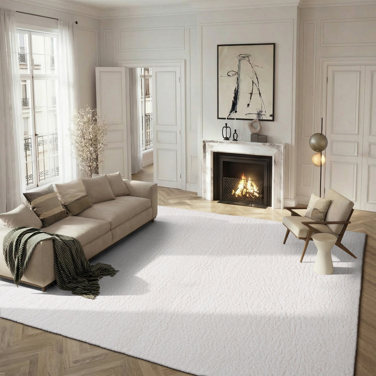 Vandoren Santa Monica Solid Color Performance Shag Rug