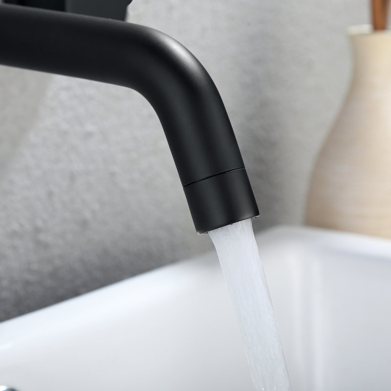 Wall Mounted 2-handle Bathroom Faucet