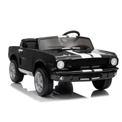 24V 7AH Licensed Shelby GT350 Kids Ride On Car, 2-Seater Electric Vehicle with Remote Control, Dual Safety Belts and 2 Adjustable Speed Modes