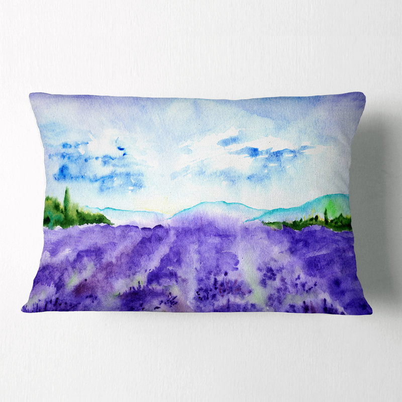 Coussin lombaire lavande Fields Water