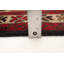 Tapis brun clair / rouge en laine noué à la main