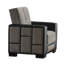 Fauteuil convertible Nettleton avec rangement, fauteuil d'appoint pour salon, appartement, bureau-108838138