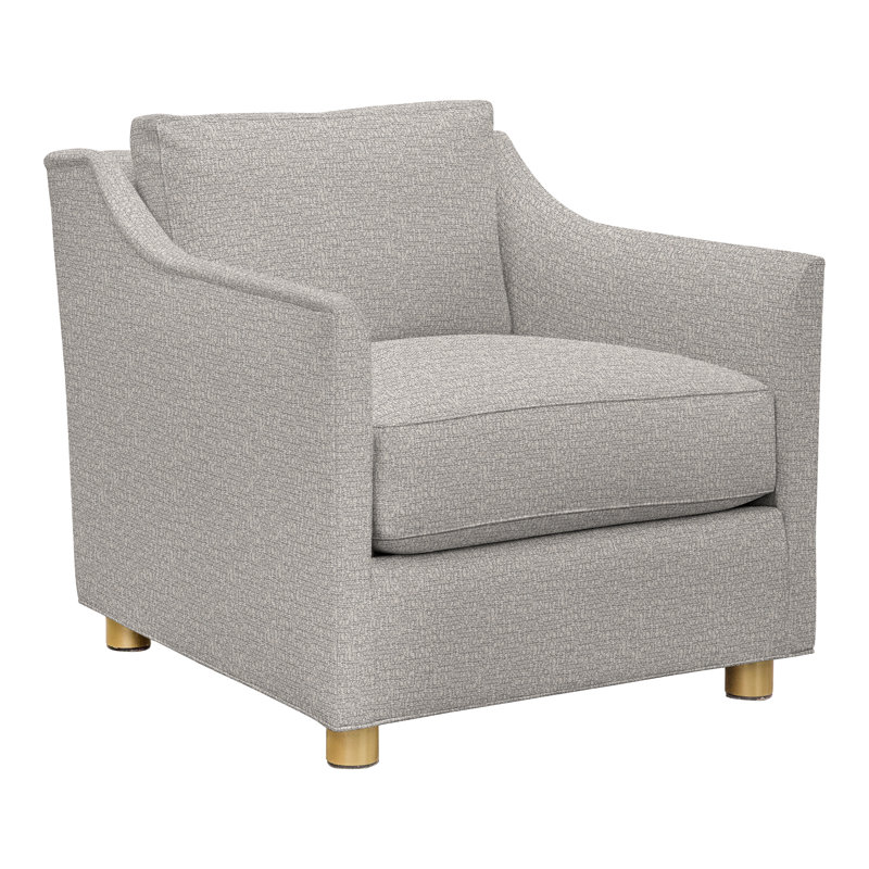 Chaise 33,5 po Newlin, Perigold poivre blanc