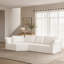 Canapé modulaire modulaire avec accoudoirs larges et coussins décoratifs-644252335